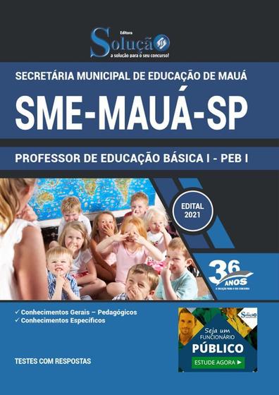 Imagem de Apostila Sme Mauá Sp - Professor De Educação Básica 1