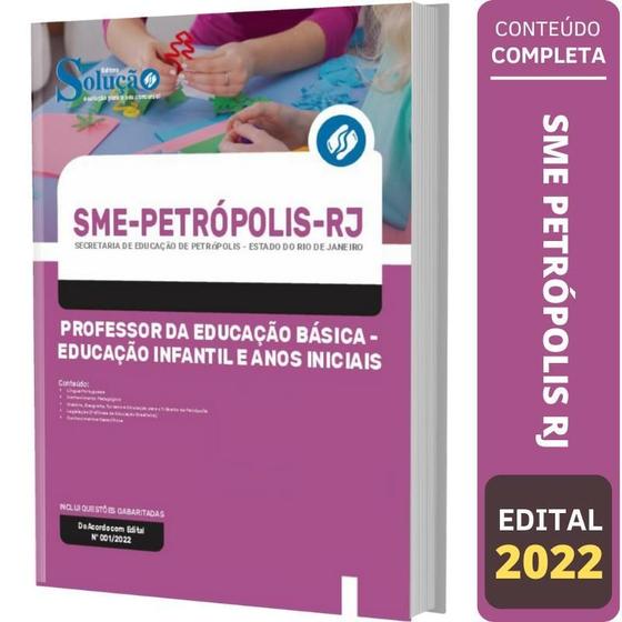 Imagem de Apostila Sme Petrópolis Rj - Professor Educação Infantil