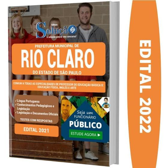 Imagem de Apostila Sme Rio Claro Sp Comum Professor Educação Básica 2