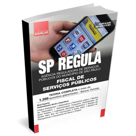 Imagem de Apostila SP Regula - Fiscal de Serviços Públicos