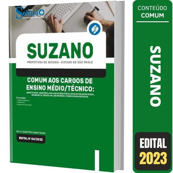 Imagem de Apostila Suzano Sp - Comum Aos Cargos De Ensino Médio