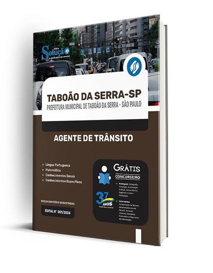 Imagem de Apostila Taboão da Serra - SP 2024 - Agente de Trânsito