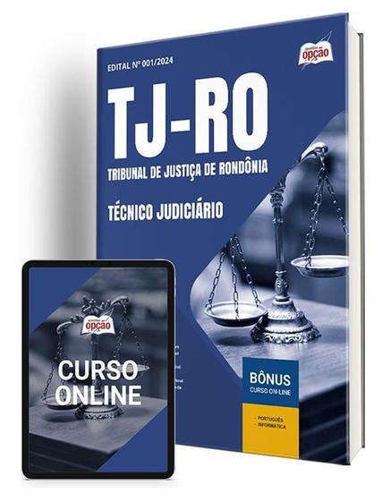 Imagem de Apostila TJ-RO 2024 - Técnico Judiciário