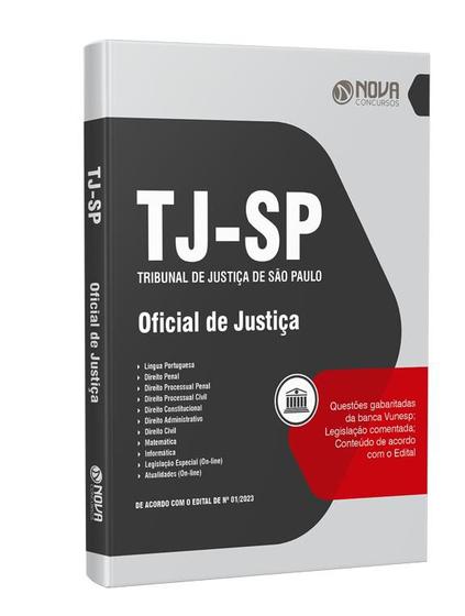 Imagem de Apostila TJ-SP 2023 - Oficial de Justiça