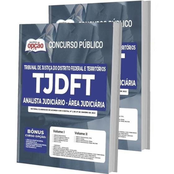 Imagem de Apostila Tjdft - Analista Judiciário - Área Judiciária