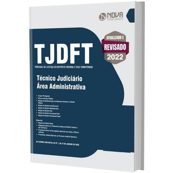 Imagem de Apostila Tjdft - Técnico Judiciário - Área Administrativa