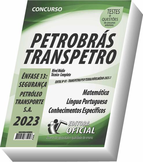 Imagem de Apostila Transpetro - Petrobras - Ênfase 13 - Segurança