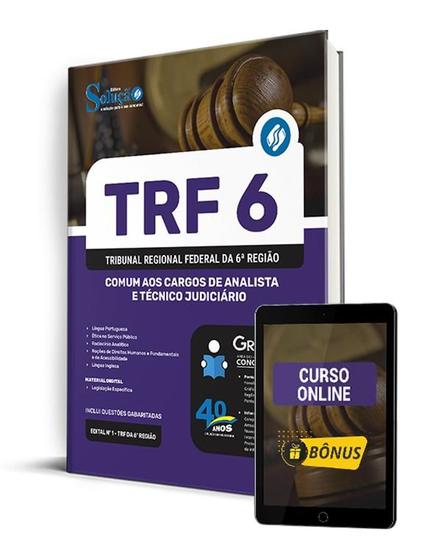 Imagem de Apostila TRF-6 2024 - Comum aos Cargos de Analista e Técnico Judiciário