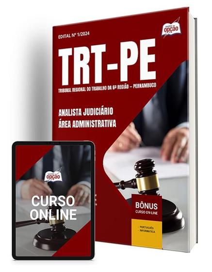 Imagem de Apostila TRT-PE 2024 - Analista Judiciário - Área Administrativa