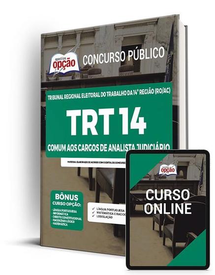 Imagem de Apostila TRT14 - Comum aos Cargos de Analista Judiciário