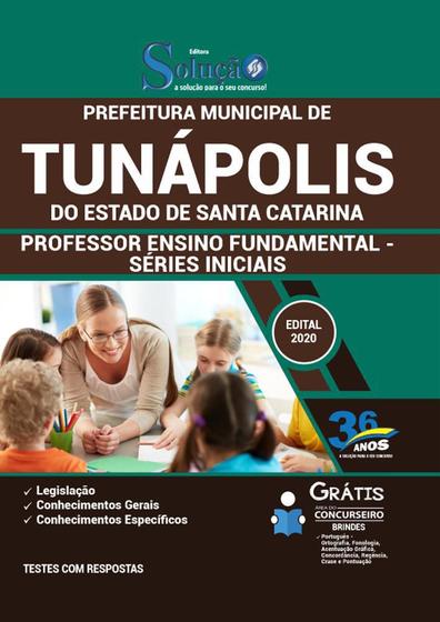 Imagem de Apostila Tunápolis Sc Professor Fundamental Séries Iniciais