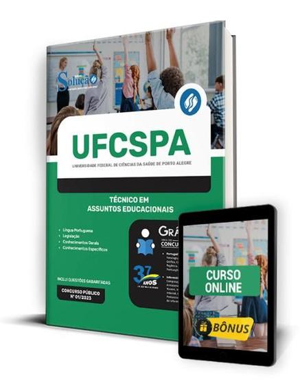 Imagem de Apostila UFCSPA 2024 - Técnico em Assuntos Educacionais