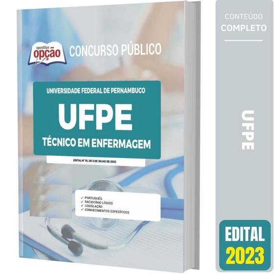 Imagem de Apostila Ufpe 2023 - Técnico Em Enfermagem