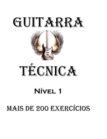 Imagem de Apostilas para Guitarra - Estudos de técnica nível 1 e 2