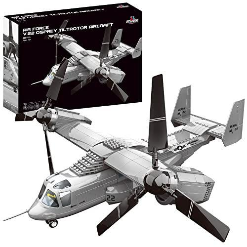 Imagem de Apostrophe Games V-22 Osprey Tiltrotor Aircraft Building Block Set - 460 Peças