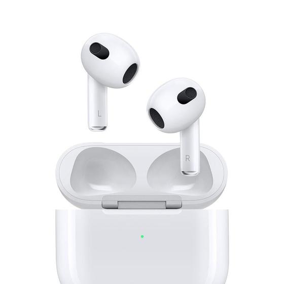 Imagem de Apple AirPods (3ª geração) com estojo de recarga Lightning