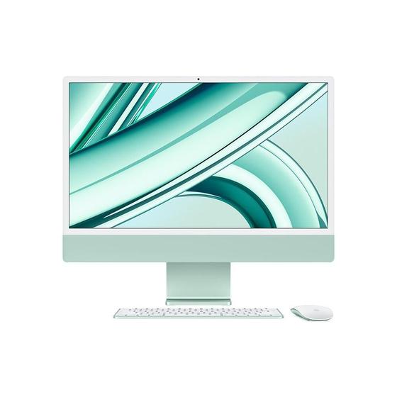 Imagem de Apple iMac 24": Apple M3 com CPU de 8 núcleos, GPU de 10 núcleos, 256 GB - Verde