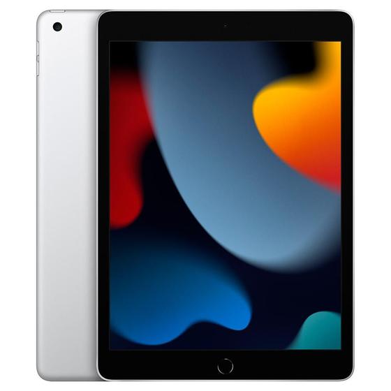 Imagem de Apple iPad 10.2" 9ª Geração, A13 Bionic, Wi-Fi + Cellular, 64GB, Prateado - MK493BZ/A