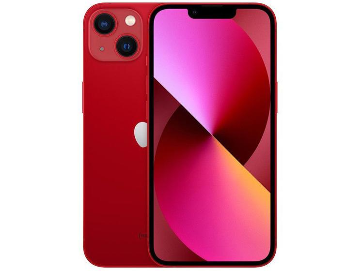 Apple iPhone 13 256GB (PRODUCT)RED Tela 6,1” 12MP Menor preço em Apple iPhone 13 256GB (PRODUCT)RED Tela 6,1” 12MP