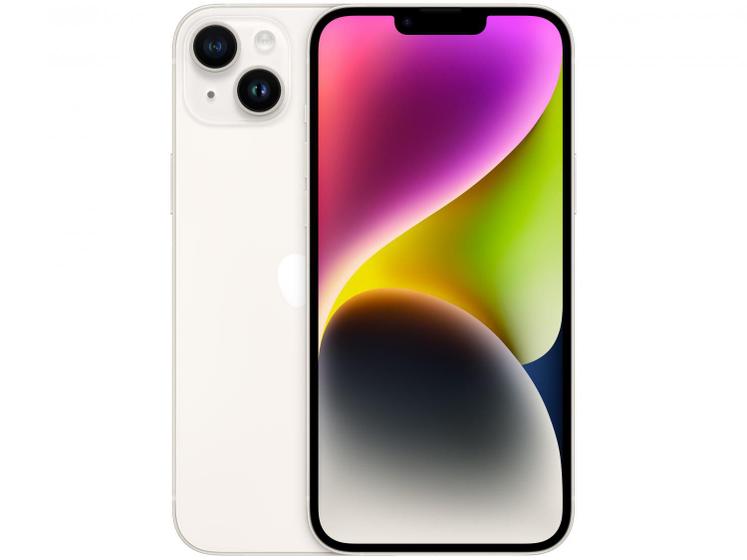Celular Smartphone Apple iPhone 14 Plus 512gb Branco - 1 Chip