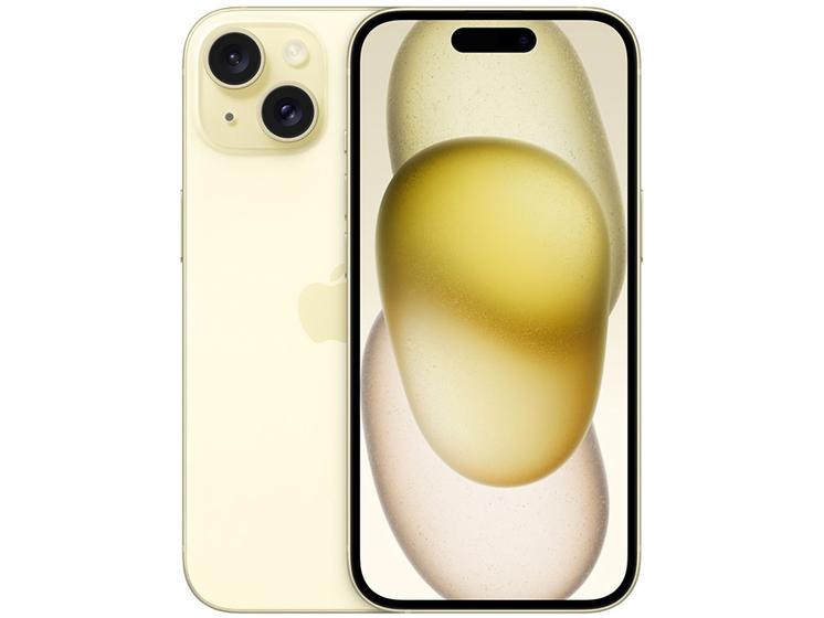 Celular Smartphone Apple iPhone 15 128gb Amarelo - 1 Chip