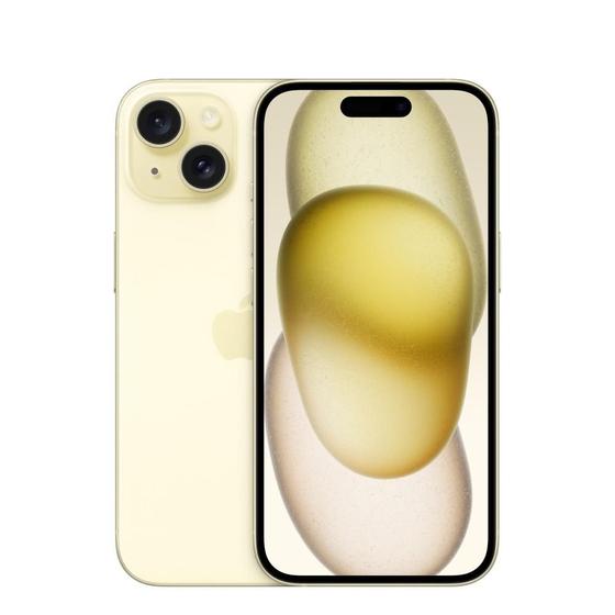 Celular Smartphone Apple iPhone 15 128gb Amarelo - 1 Chip