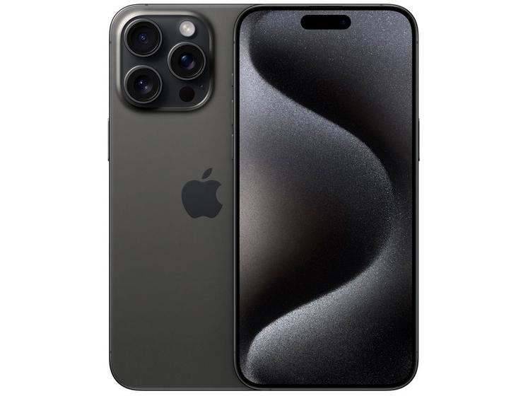 Celular Smartphone Apple iPhone 15 Pro Max 256gb Titânio Preto - 1 Chip