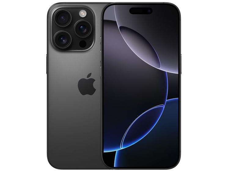 Imagem de Apple iPhone 16 Pro 256GB Titânio Preto 6,3" 48MP iOS 5G