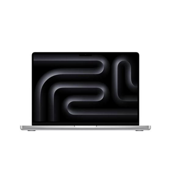 Imagem de Apple MacBook Pro 14": Apple M3 com CPU 8 núcleos, GPU 10 núcleos, 8 GB memória, SSD 1 TB - Prateado