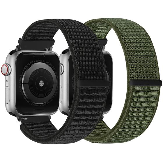 Imagem de Apple Watch compatível com nylon Sport Loop Band WollIle 38-49 mm