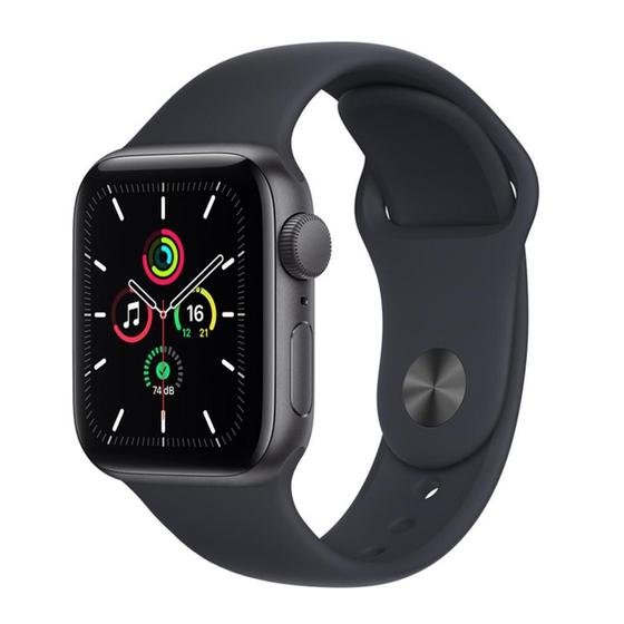 Apple Watch SE 40MM GPS, Case de Alumínio Cinza Espacial Apple Watch SE 40MM GPS, Case de Alumínio Cinza Espacial