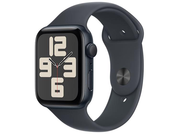 Apple Watch SE GPS Caixa Meia-noite de Alumínio 44mm Pulseira Esportiva Meia-noite M/G Imagem de Apple Watch SE GPS Caixa Meia-noite de Alumínio 44mm Pulseira Esportiva Meia-noite M/G