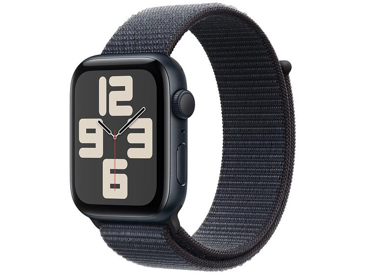 Apple Watch SE GPS Caixa Meia-noite de Alumínio 44mm Pulseira Loop Esportiva Tinto Menor preço em Apple Watch SE GPS Caixa Meia-noite de Alumínio 44mm Pulseira Loop Esportiva Tinto