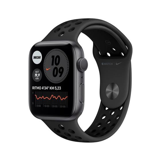 Apple Watch Series 6 44mm Caixa Dourada e Pulseira Areia-rosa Esportiva em  Promoção na Americanas