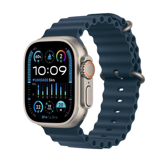 Apple Watch Ultra 2 49mm GPS + Cellular, Case de Titânio Apple Watch Ultra 2 49mm GPS + Cellular, Case de Titânio