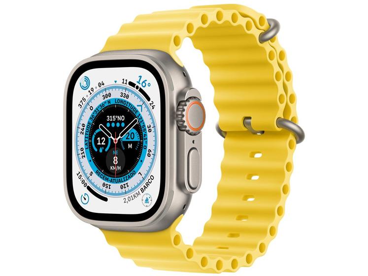 Apple Watch Ultra 49mm GPS + Cellular Caixa Titânio Pulseira Apple Watch Ultra 49mm GPS + Cellular Caixa Titânio Pulseira