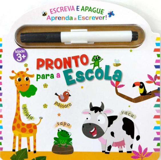 Imagem de Aprenda a Escrever - Escreva e Apague - Pronto Para a Escola - Pé da Letra