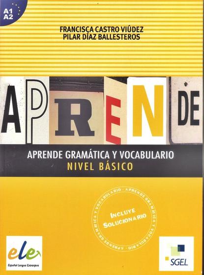 Imagem de Aprende Gramática Y Vocabulario - Nivel Básico - Sgel