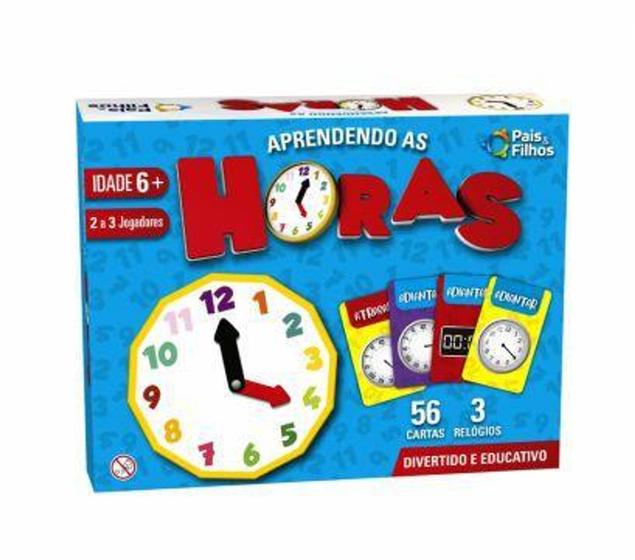 Aprendendo as Horas - Escolar - Pais & Filhos Menor preço em Aprendendo as Horas - Escolar - Pais & Filhos