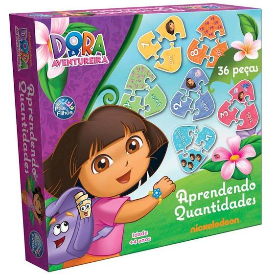 Imagem de Aprendendo Quantidades - Dora A Aventureira Pais E Filhos