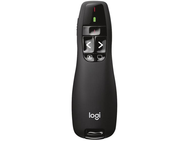 Apresentador sem Fio Logitech R400 com Laser USB Menor preço em Apresentador sem Fio Logitech R400 com Laser USB