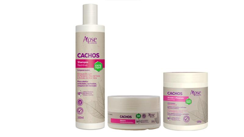 Imagem de Apse Cachos Shampoo e Máscara e Ativador