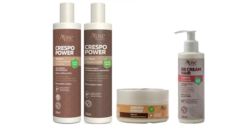 Imagem de Apse Crespo Power Co Wash e Gelatina e Máscara + BB Cream