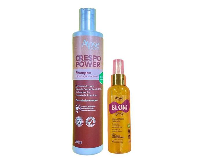 Imagem de Apse Crespo Power Shampoo + Glow Spray