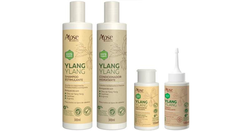 Imagem de Apse Ylang Ylang Shampoo e Condicionador e Esfoliante e Tônico