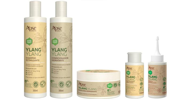 Imagem de Apse Ylang Ylang Shampoo e Condicionador e Máscara e Esfoliante e Tônico