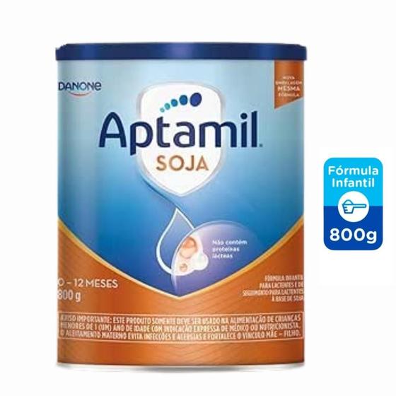 Imagem de Aptamil Soja -Fórmula Infantil Em Pó Danone 800g