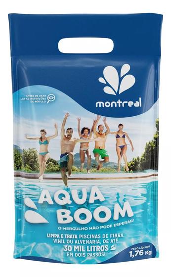 Imagem de Aqua Boom Limpa E Trata Piscinas 30000l Água Limpa