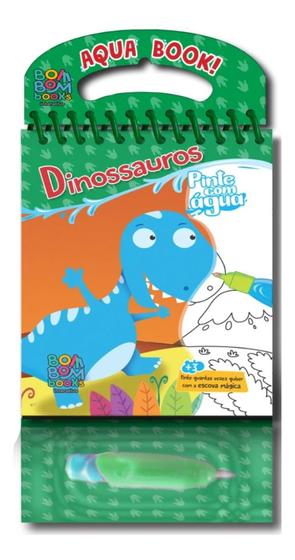 Imagem de Aquabook Dinossauro Pinte Com Água - Livro Interativo