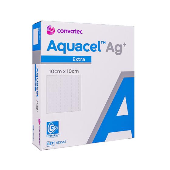 Imagem de Aquacel Ag+ Extra Convatec 10x10cm 1un